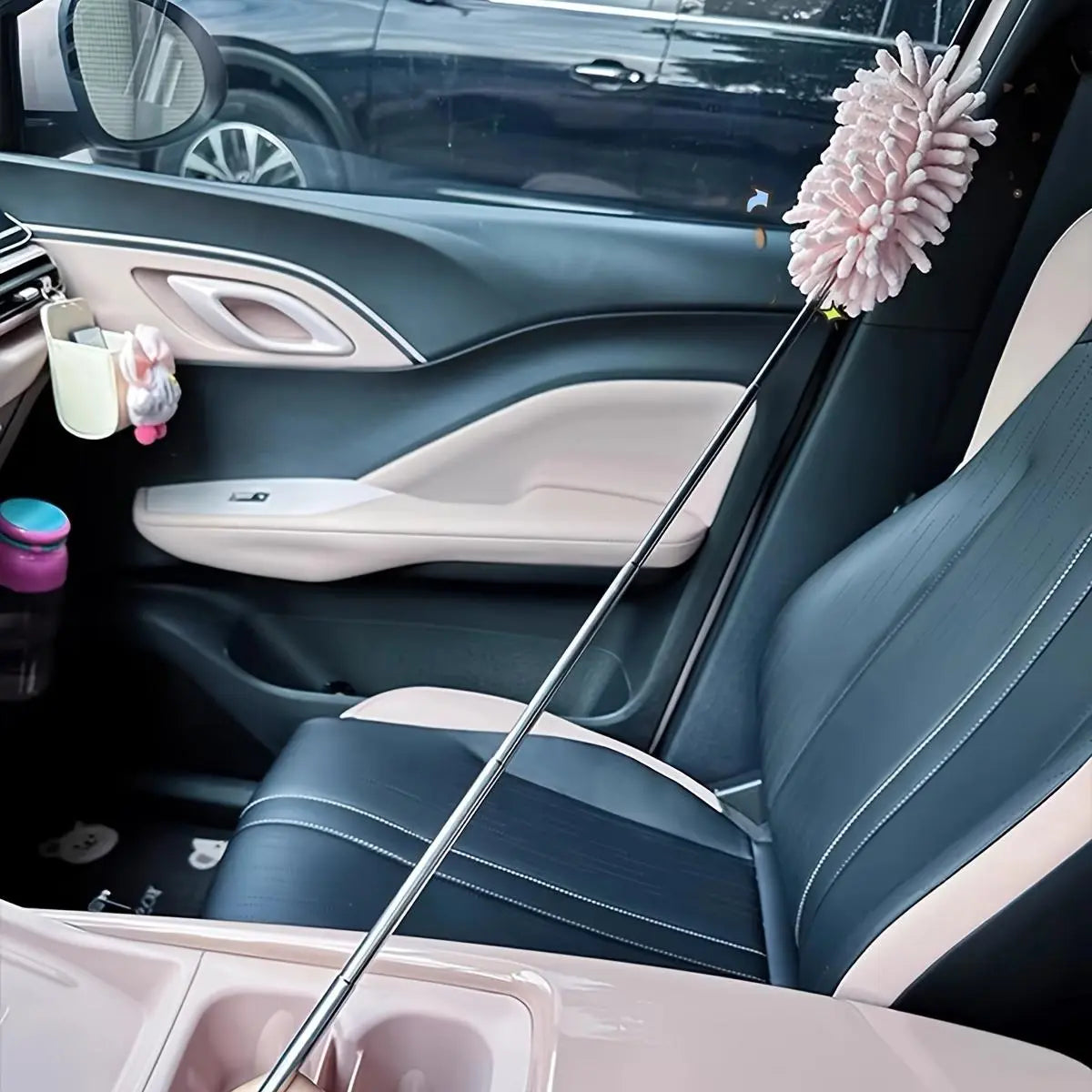 Mini Car Duster Brush, Extendable Microfiber Dusting Tool with Comfortable Handle for Home and Auto Interior Cleaning, Automotive Cleaning Tool, House Cleaning Tools, Cleaner